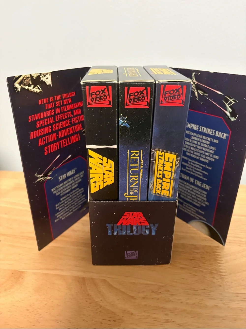 Star Wars Trilogy Box Set - Black, Red, Blue Great condition 1992